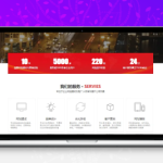 PbootCMS网络公司网站模板—红色大气自适应企业模板