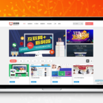 精品UI资源下载分享类响应式模板素材资源下载站源码