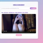 解析二次元聚合短视频解析去水印系统源码的核心二开功能